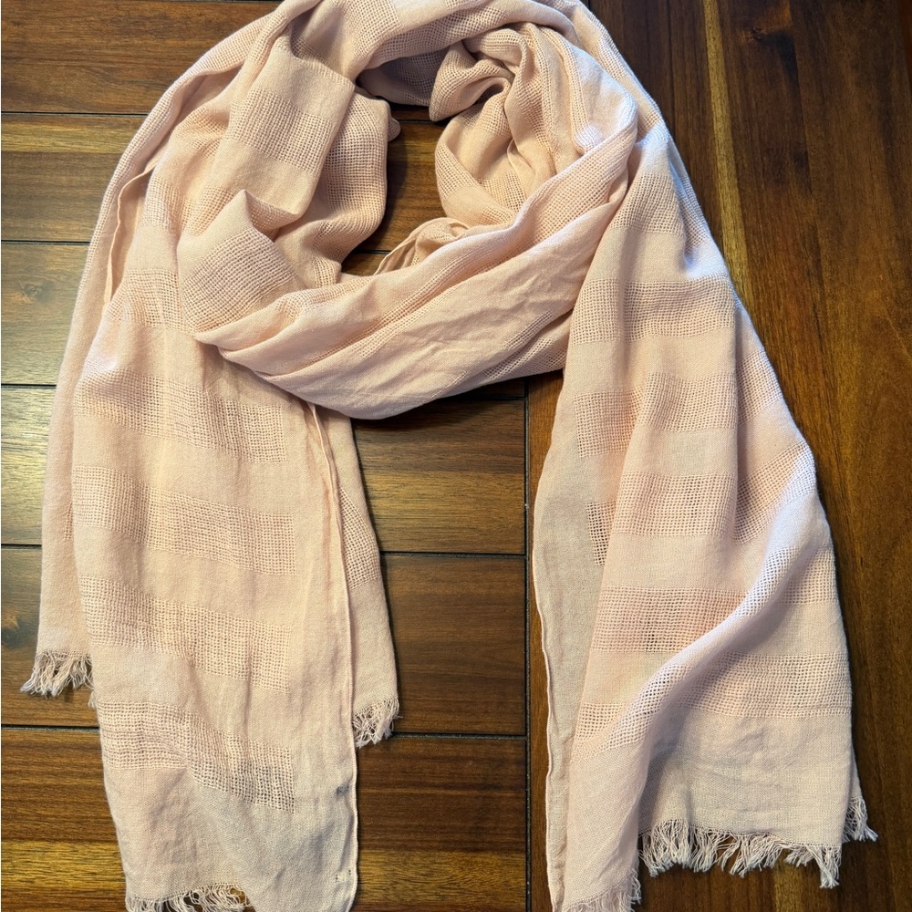 Eileen Fisher Soft Blush Scarf Made in Italy